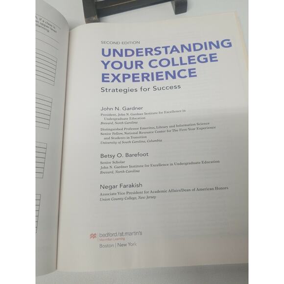 Strategies for Success Understanding Your College Experience by Gardner - Picture 2 of 8
